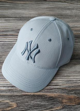 Кепка бесболка голубая new york new era