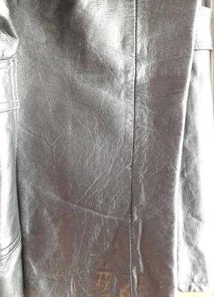Мужская кожаная куртка-пиджак6 фото