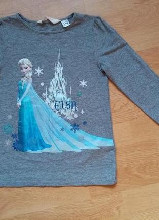 Лонгслив для девочки h&m, реглан