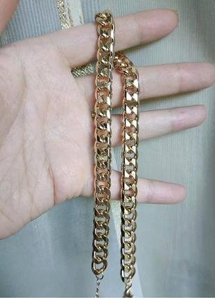 Ланцюг золото золотий цепь цепочка на шию шею8 фото