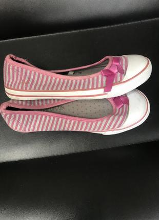 Фирменные стильные кеды  балетки от miss e-vie оригинал 32