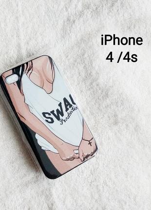 Чехол на iphone 4 / 4s айфон девушка груди swag эротик