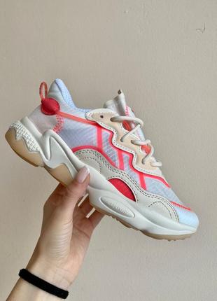 Женские летние кроссовки адидас print adidas ozweego, кросівки адідас озвіго жіночі