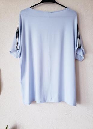 Текстурированная блуза -футболка с лампасами  betty&co3 фото