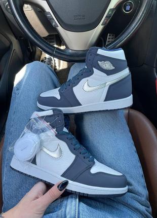 Nike air jordan 1 жіночі кросівки найк джордан