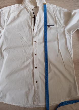 Белая рубашка на мальчика silversun,размер 1582 фото