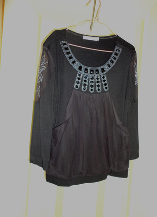 Кофта стразы bajinna (пог.45  рух. 48)