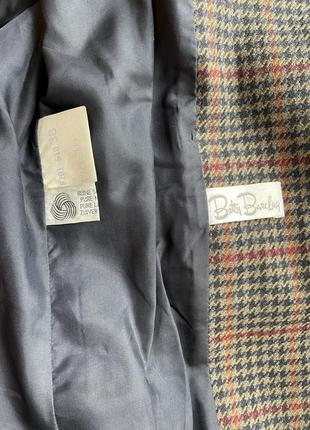 Шикарный винтажный шерстяной пиджак5 фото