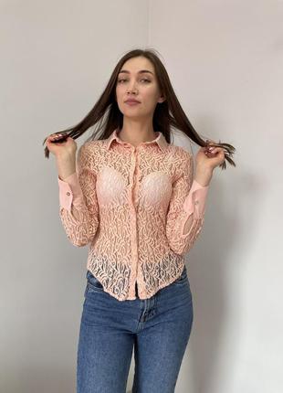 Блузка мереживо кружево