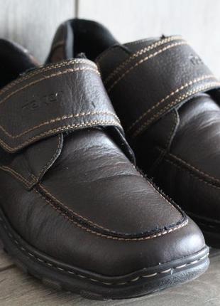 Легкие и удобные туфли на липучке rieker 45-46