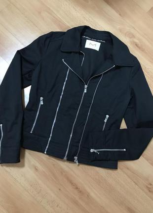 Куртка косуха черная бренда h&m совместно с madonna1 фото