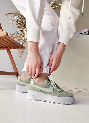 Nike air force sage кроссовки женские найк форс, кросівки найк форс на товстій підошві