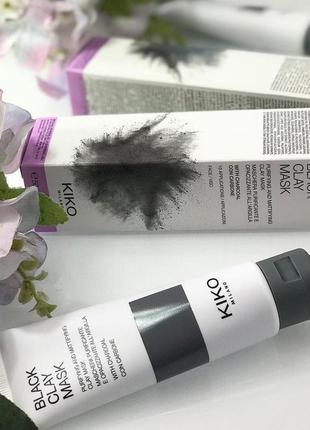 Маска очищающая kiko milano black clay mask