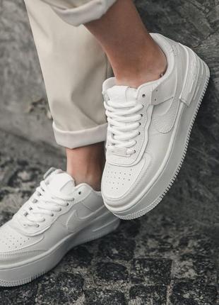 Женские кроссовки nike air force 1 shadow white 36-37-38-39-40