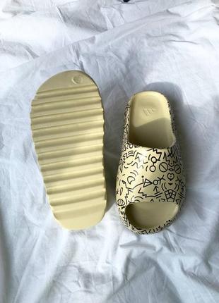 Adidas yeezy slide шлепанцы тапочки слайдеры адидас изи мужские4 фото