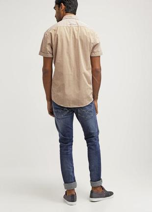 Camel active котоновая тенниска в мелкую клетку. м-ка7 фото