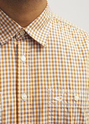 Camel active котоновая тенниска в мелкую клетку. м-ка3 фото