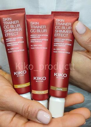 Коректор для обличчя kiko skin trainer cc blur###1 фото