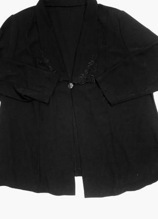 Черная блуза#блузон#пиджак# большого размера2 фото