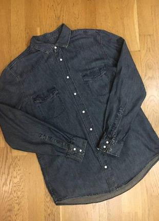 Джинсова сорочка чоловіча owk розмір l-xl