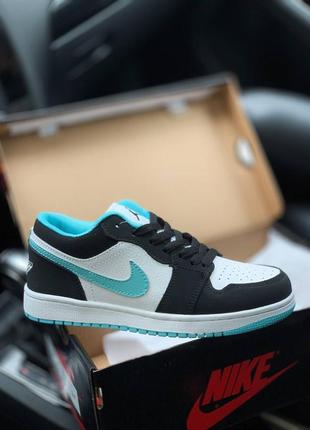 Nike jordan 1 low mint, кроссовки найк джордан женские