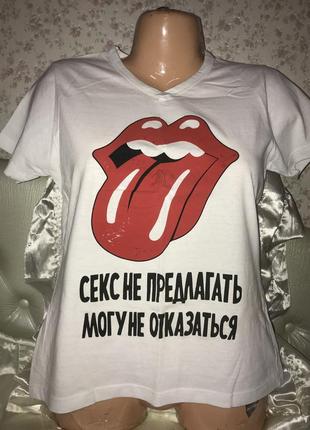 Веселая футболка размер m-l