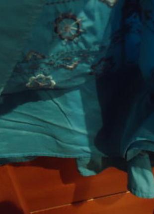 Красивий блакитний сарафан бавовна 100%, євро розмір 227 фото