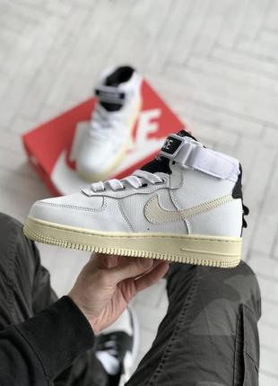 Женские кроссовки nike air force 1 high white  37-38-39-403 фото