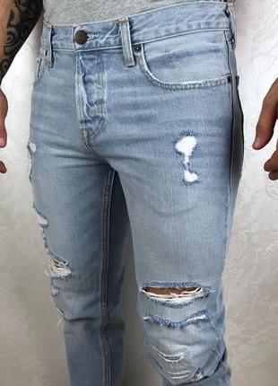 Hollister skinny jeans современные рваные джинсы купить киев2 фото