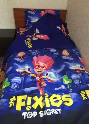 Постельное белье. фиксики. ранфорс