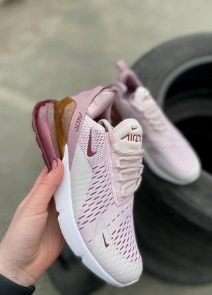 Женские кроссовки nike air max 270 pink