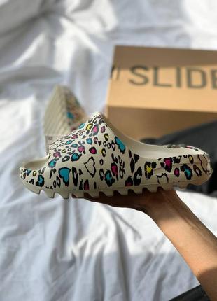 Шлепки/тапки adidas yeezy slide leopard6 фото
