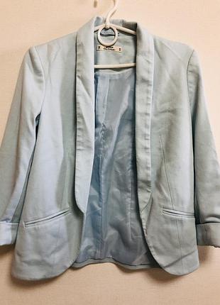 Світло голубий блейзер, жакет  miss selfridge