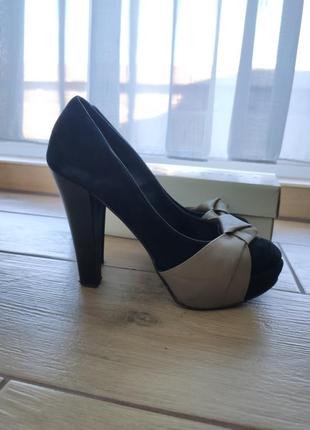 Черные замшевые туфли bravo moda 38 размер3 фото