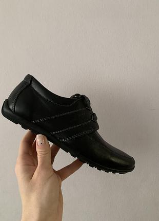 Мокасины туфли кожаные