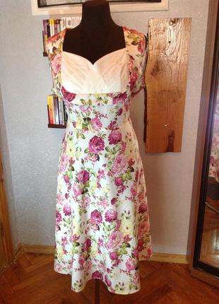 Ласковое, воздушное платье бренда ruiyige в винтажном стиле, р. 50-52