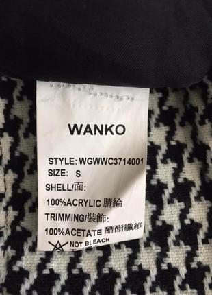 Необычное яркое лёгкое двустороннее двубортное пальто от бренда wanko размер 34, укр 40-428 фото
