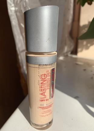 Тональный rimmel lasting finish 25h 103 true ivory3 фото