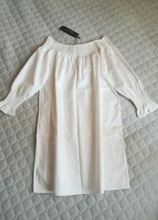 Біле літнє плаття, бавовна 100%