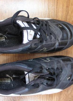 Футбольная обувь на подростка футзалки бампы puma
