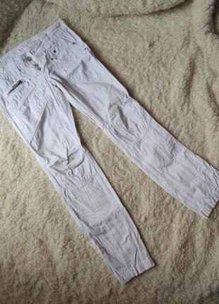 Белые женские прямые брюки на лето, в подарок 🎁