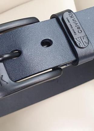 Чоловічий шкіряний ремінь calvin klein в оригінальній упаковці