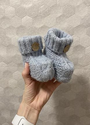 Пінетки в'язані шкарпетки
