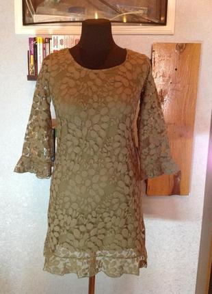 Шикарне гіпюрову плаття бренду xxi forever, р. 42