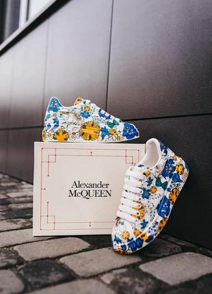 Жіночі кросівки alexander mcqueen custom flowers