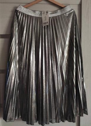 Нарядная плиссированная юбка orsay разм.424 фото
