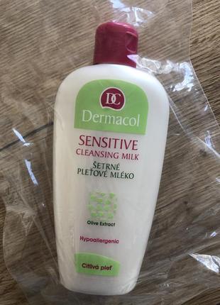 Молочко очищающее dermacol sensitive снятия макияжа зняття макіяжу2 фото