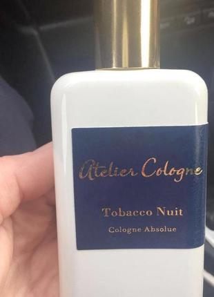 Atelier cologne tobacco nuit💥оригинал 1,5 мл распив аромата затест10 фото