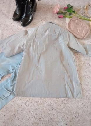 Блуза в полоску с бантом /пуговицы -жемчужины2 фото