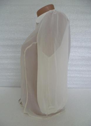 Блуза айворі шифонова, оригінал wallis2 фото